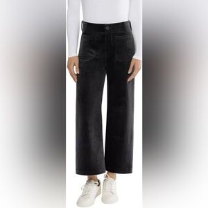 Matty Ladies' Wide Leg Corduroy Pants Black